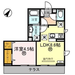 クエルの物件間取画像